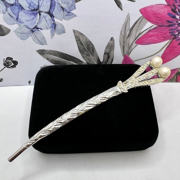 For @zaysan ONLY Chinese Hair Pin with Faux Pearls - Picture 1 of 4